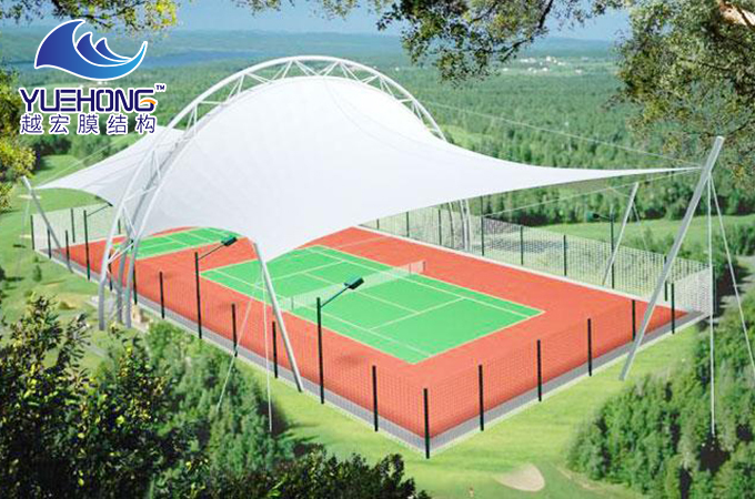 風(fēng)雨網(wǎng)球場(chǎng)膜結(jié)構(gòu)03